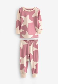 Next STAMPY 3 PACK - REGULAR FIT SET - Pyjama - pink white heart flower spot
