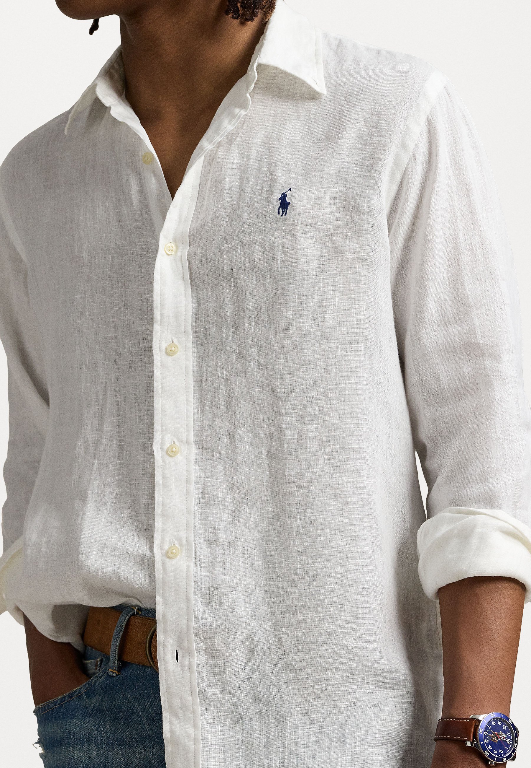 トップス Ralph Lauren linen shirt White Polo Ralph Lauren Linen Shirt | White | FARFETCH PL