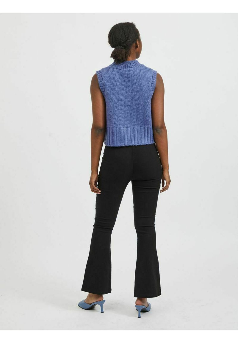 Damen Strickjacken | Vila VINELLE O NECK Strickpullover colony blue/blau - EK33365 Damen Strickjacken | Vila VINELLE O NECK Strickpullover colony blue/blau - EK33365