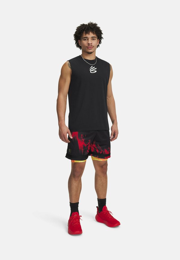 CURRY HEATGEAR PRINTED - Swimming trunks - fire3