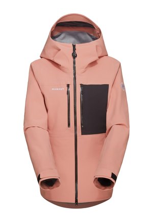 Mammut STONEY HS HOODED JACKET WOMEN SKIJACKET - Hardshelljacka - quartz dust-black