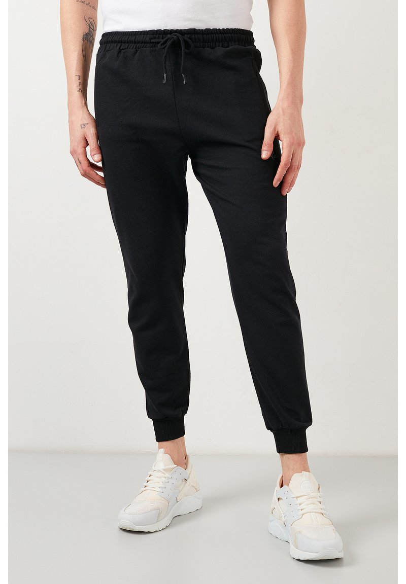 Buratti SLIM FIT Tracksuit bottoms black Zalando.de