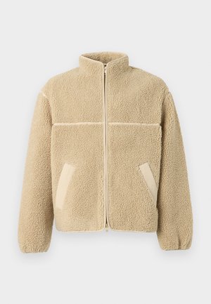 FLEECE JACKET - Flisinė striukė - tan beige