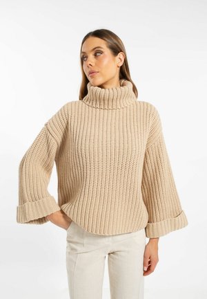 Strickpullover - almond latte