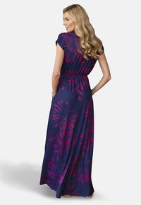 HotSquash ICONIC - Velika haljina - navy/pink flower