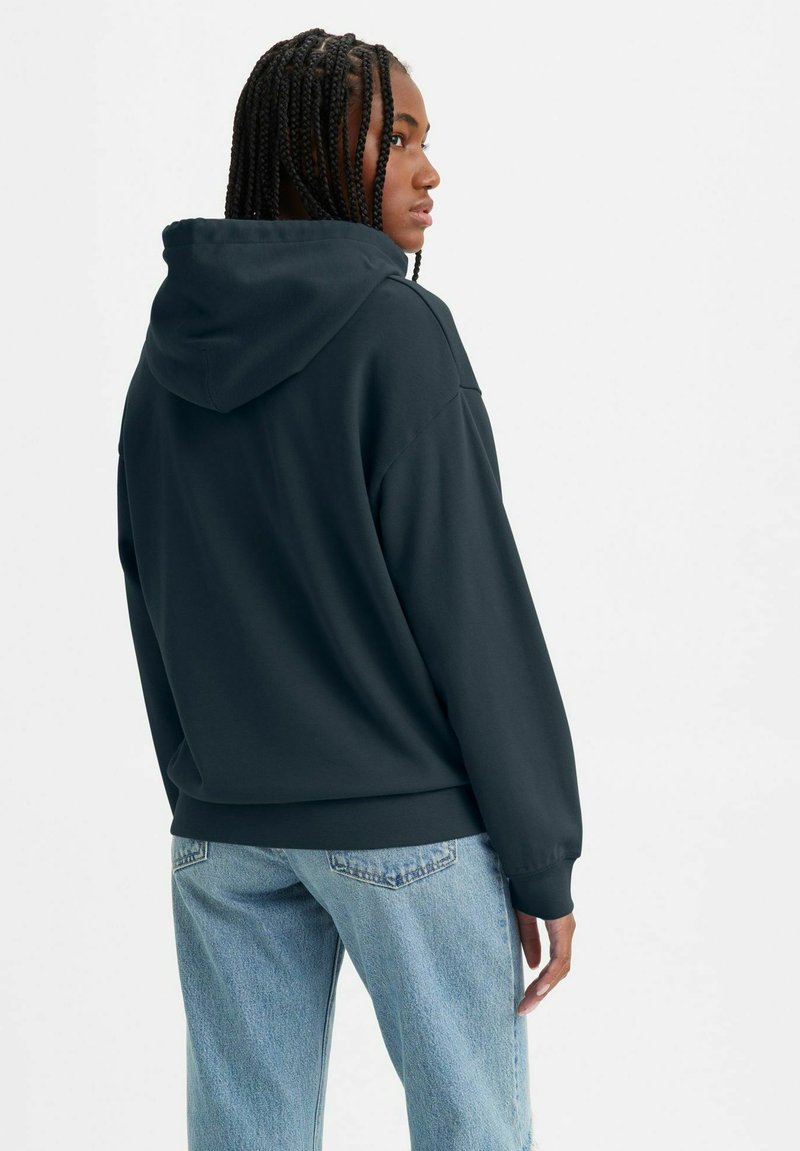 Levi's® GRAPHIC STANDARD - Hoodie - poster logo galaxy total eclipse  black/mottled black - Zalando.de