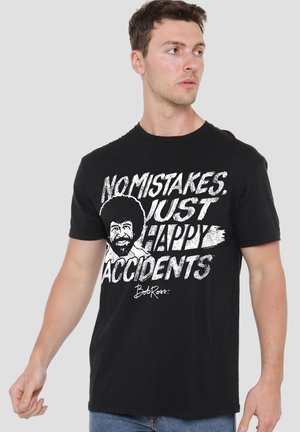 Cotton Soul, Print T-shirt - black