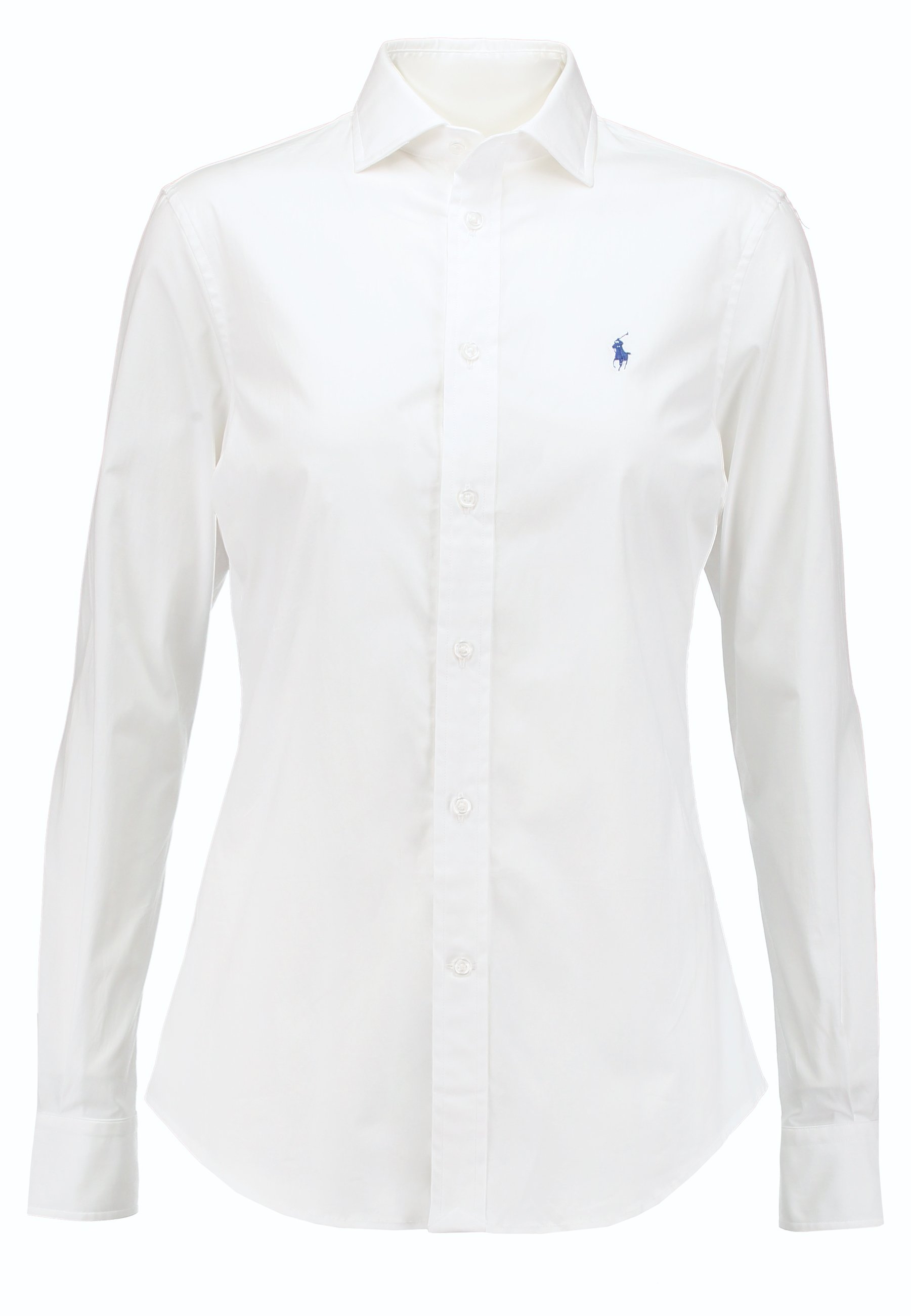 polo button down white