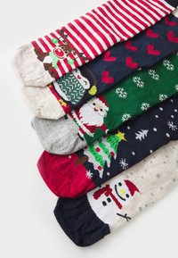 ONLY ONLCHRISTMAS IN A BOX 5 PACK - Socken - light grey melange