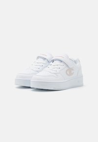 Champion RD18 PLATFORM GLITTER UNISEX - Sneaker low - white/rose gold