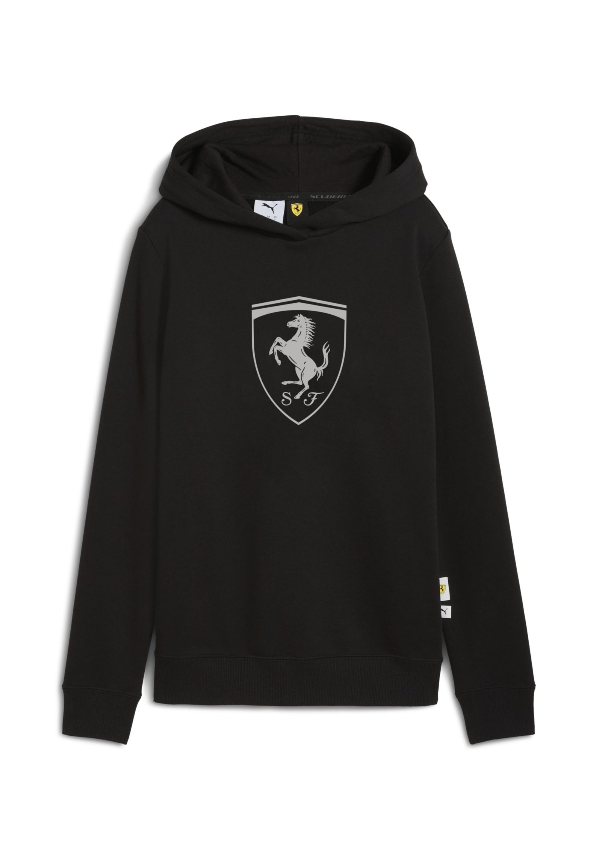 Puma SCUDERIA FERRARI Felpa con cappuccio black/nero Zalando