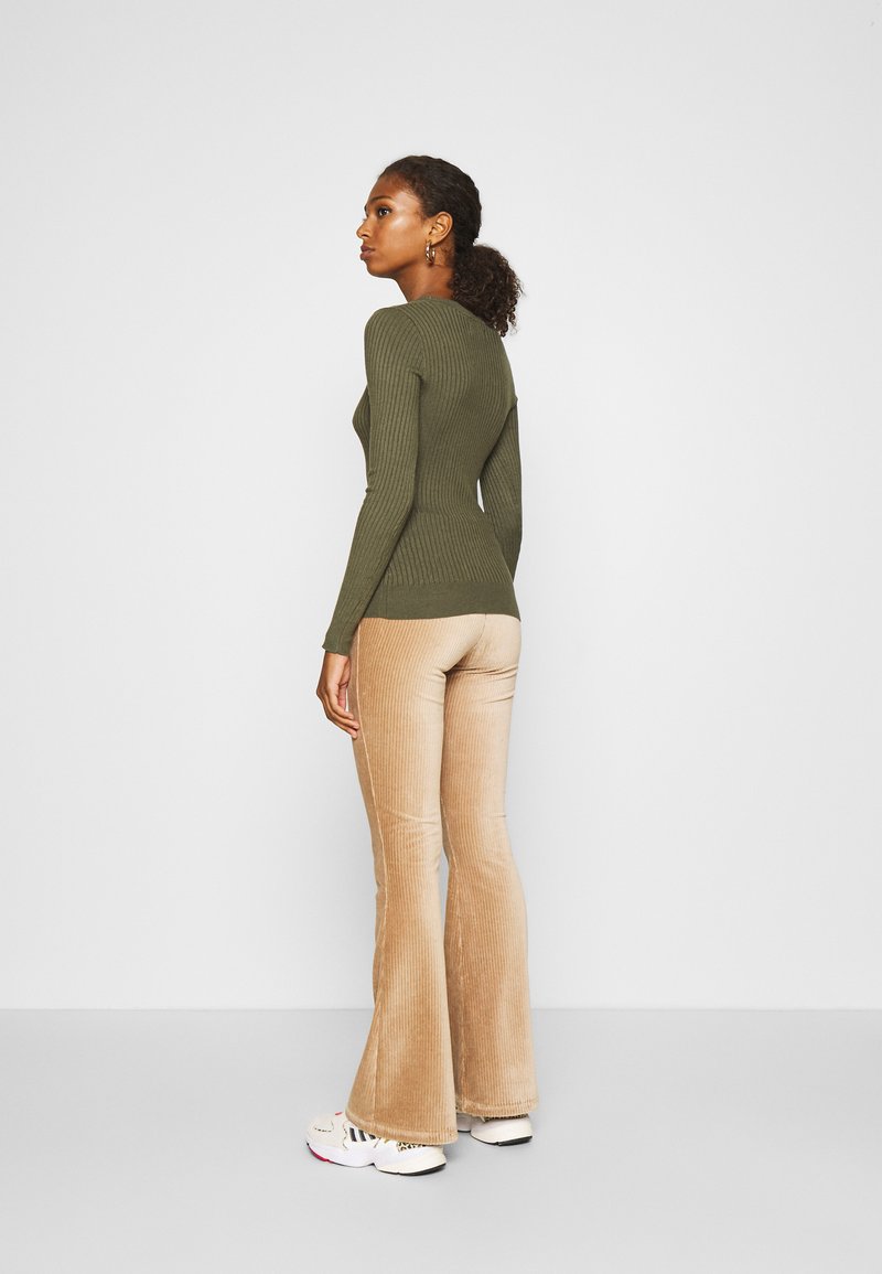 Damen Strickjacken | Even&Odd Strickpullover olive night/oliv - DG04807 Damen Strickjacken | Even&Odd Strickpullover olive night/oliv - DG04807
