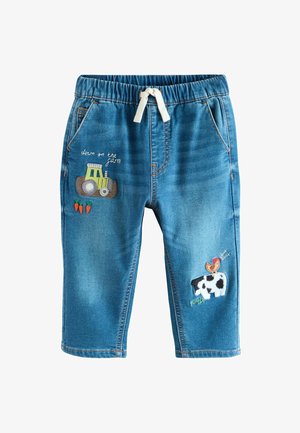 Next, REGULAR FIT - PULL ON - Jeans fuselé - dark blue character farm