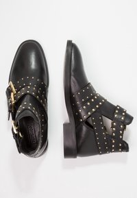 Topshop Botki kowbojki i motocyklowe