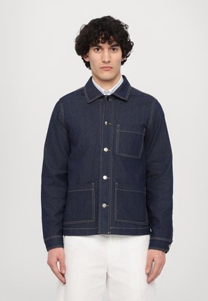 INDIGO CONTRAST STITCH JACKET - Spijkerjas - raw denim