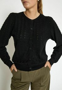 PEPPERCORN ROSY  - Kardigán - black