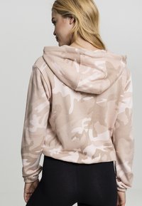 Urban Classics CROPPED - Kapucnis pulóver - rose