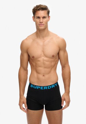Superdry 3 PACK - Trunks - black neon