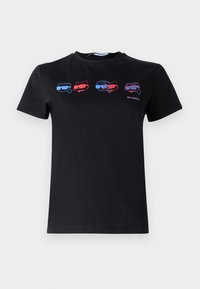 IKON REGULAR - Majica kratkih rukava s printom - black