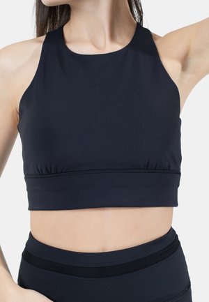 Medium support sports bra - black