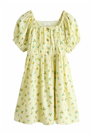 REGULAR FIT - SHORT SLEEVE - Freizeitkleid - yellow