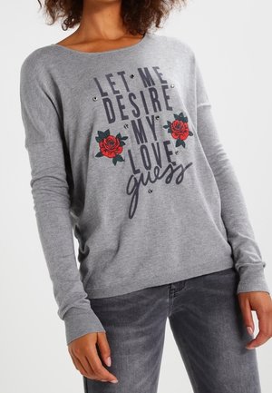 Pullover - mottled grey