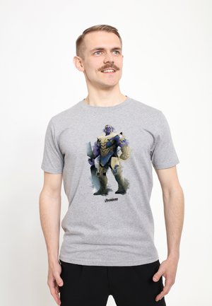 AVENGERS: ENDGAME THANOS PAINT - Camiseta estampada - melange grey