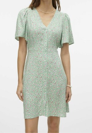 Day dress - mottled green