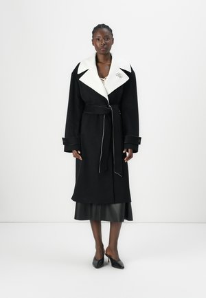 SOFT COAT - Klassikaline mantel - white/black