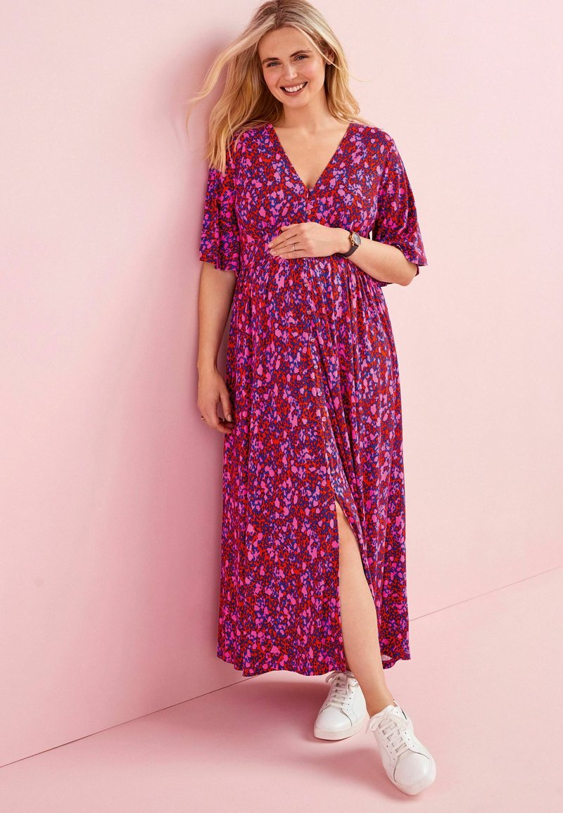 Damen Freizeitkleider | Next MATERNITY/NURSING SLEEVE Maxikleid pink animal/pink - DX46607 Damen Freizeitkleider | Next MATERNITY/NURSING SLEEVE Maxikleid pink animal/pink - DX46607