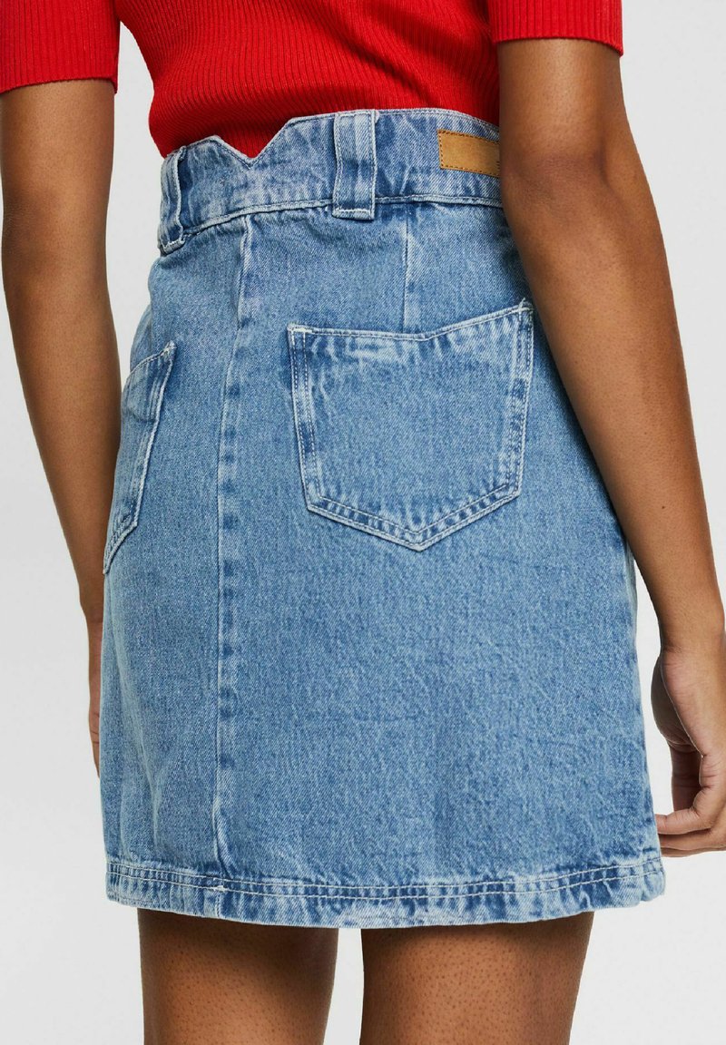 Damen Jeansröcke | Esprit A-Linien-Rock blue medium wash/blue denim - ER30021 Damen Jeansröcke | Esprit A-Linien-Rock blue medium wash/blue denim - ER30021