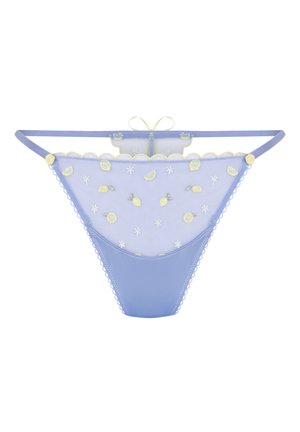 Hunkemöller, HUNKEMÖLLER HIGHLEG THONG HARRIET - Tanga - blue