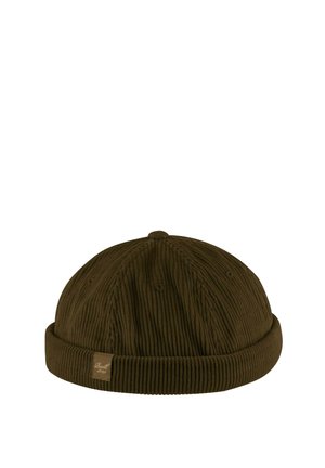 DOCKER - Gorra - dark brown cord
