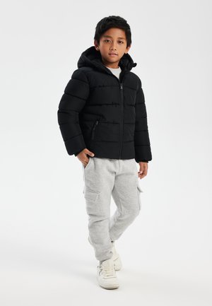 PADDED  WITH DRAWCORD - Ziemas jaka - black