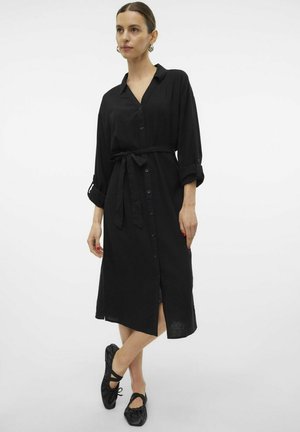 VMLINN - Button-down blouse - black