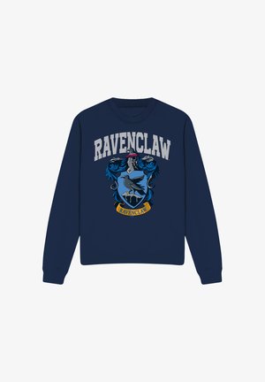 Cotton Soul, HARRY POTTER RAVENCLAW COLLEGIATE ARCH - Sweatshirt - dark blue