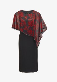 Geselecteerd, black / red / flowered