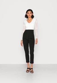WAL G. BLAKE LONG SLEEVE - Macacão - black/ white