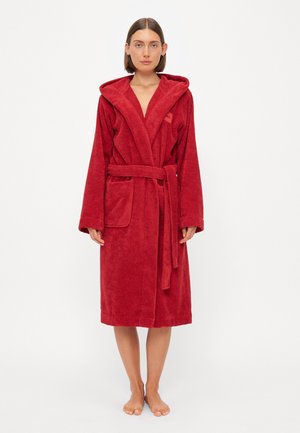 HOODED GOWN - Peignoir - medium red