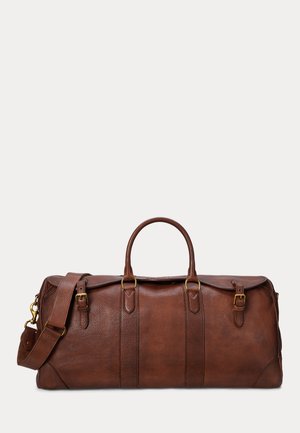 Polo Ralph Lauren, HERITAGE LEATHER DUFFEL - Nädalavahetuse reisikotid - brown