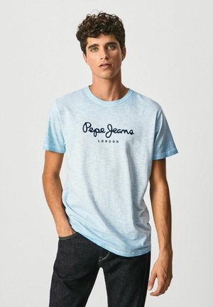 DON N - T-shirt z nadrukiem - dazed blue