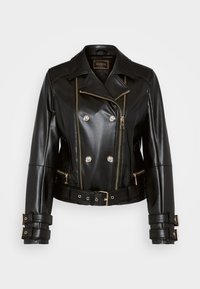 Guess OLIVIA MOTO JACKET - Imitatieleren jas - schwarz