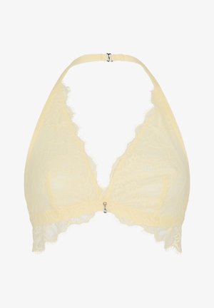 Hunkemöller, HUNKEMÖLLER HALTER LONGLINE BRA PRINA - Triangel BH - yellow