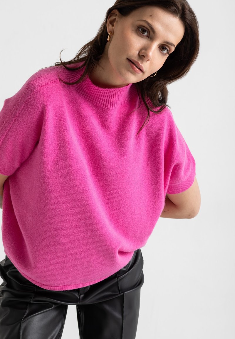 Damen Strickjacken | LOLA Strickpullover pink - GA96202 Damen Strickjacken | LOLA Strickpullover pink - GA96202