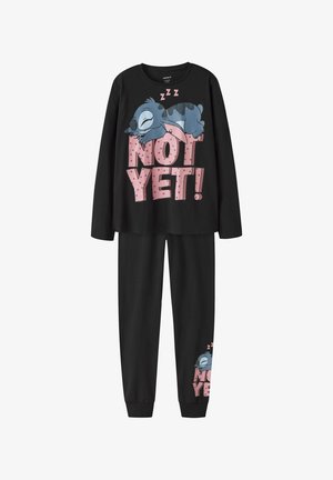 Name it, NKFANDA STITCH LS NIGHTSET NOOS WDI - Pyjama - black