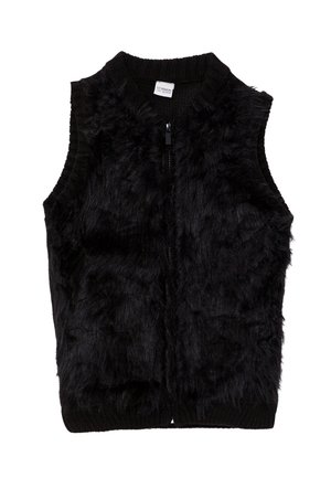 CREW NECK BASIC - Vest - black
