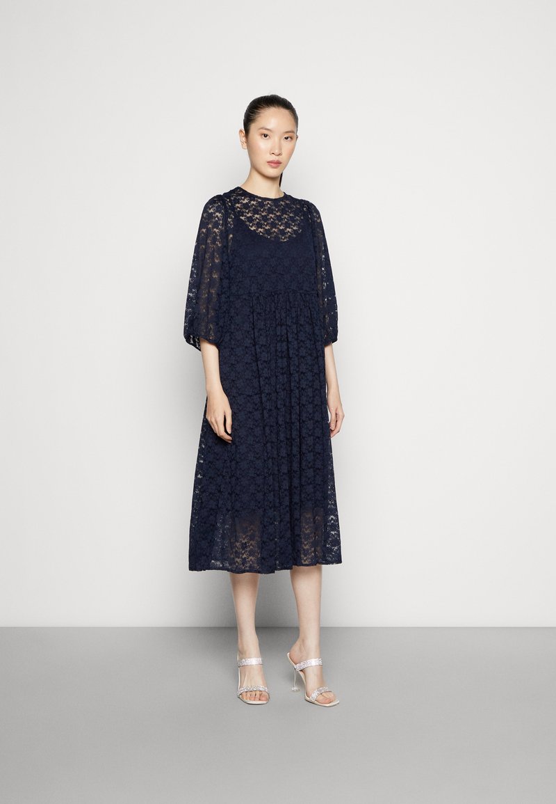 Lollys Laundry MARION DRESS Day dress dark blue Zalando.ie