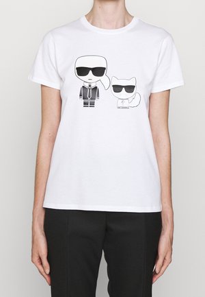 T-Shirt print - white