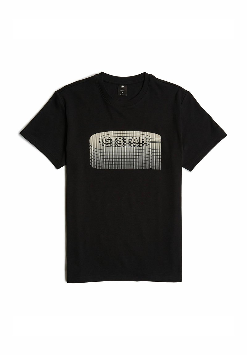 G-Star T-shirt print zwart