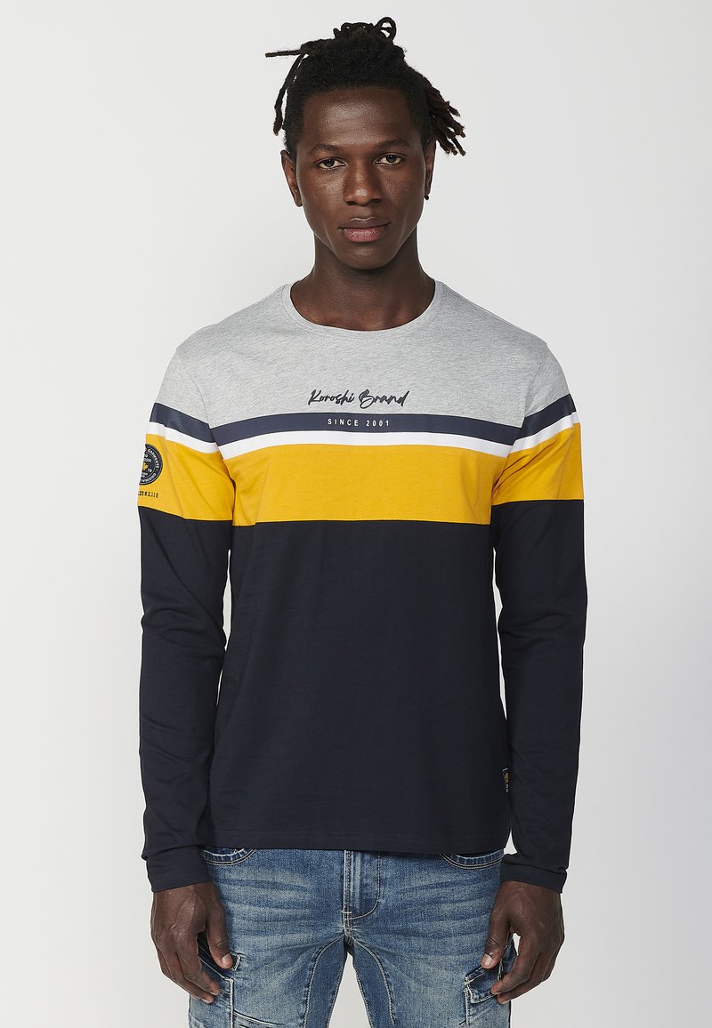 Koroshi Top s dlhým rukávom - navy